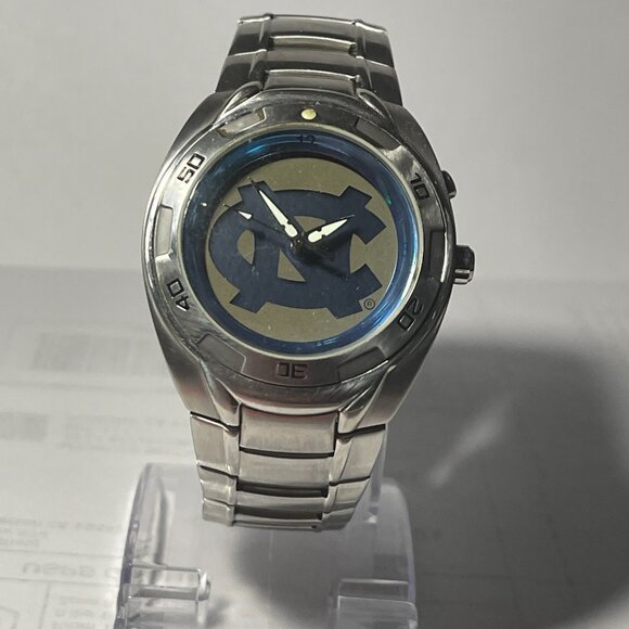 North Carolina Tar Heels NCAA Stainless-Steel Kaleido Watch by Fossil NEW (RARE) - Picture 2 of 9